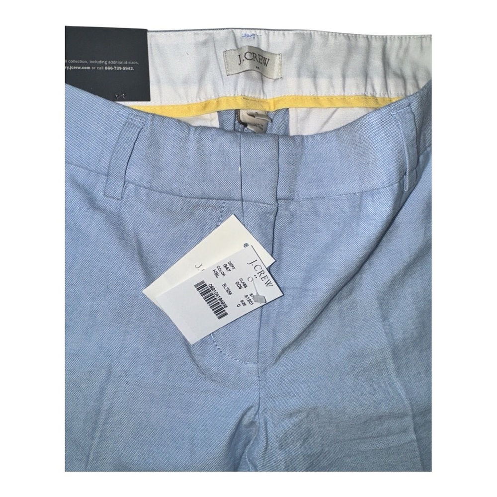 J. Crew women’s Blue Ankle Cropped Pants size 0 - Picture 3 of 3